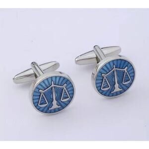 Scales of Jusitce Cufflinks Attorney Lawyer Judge